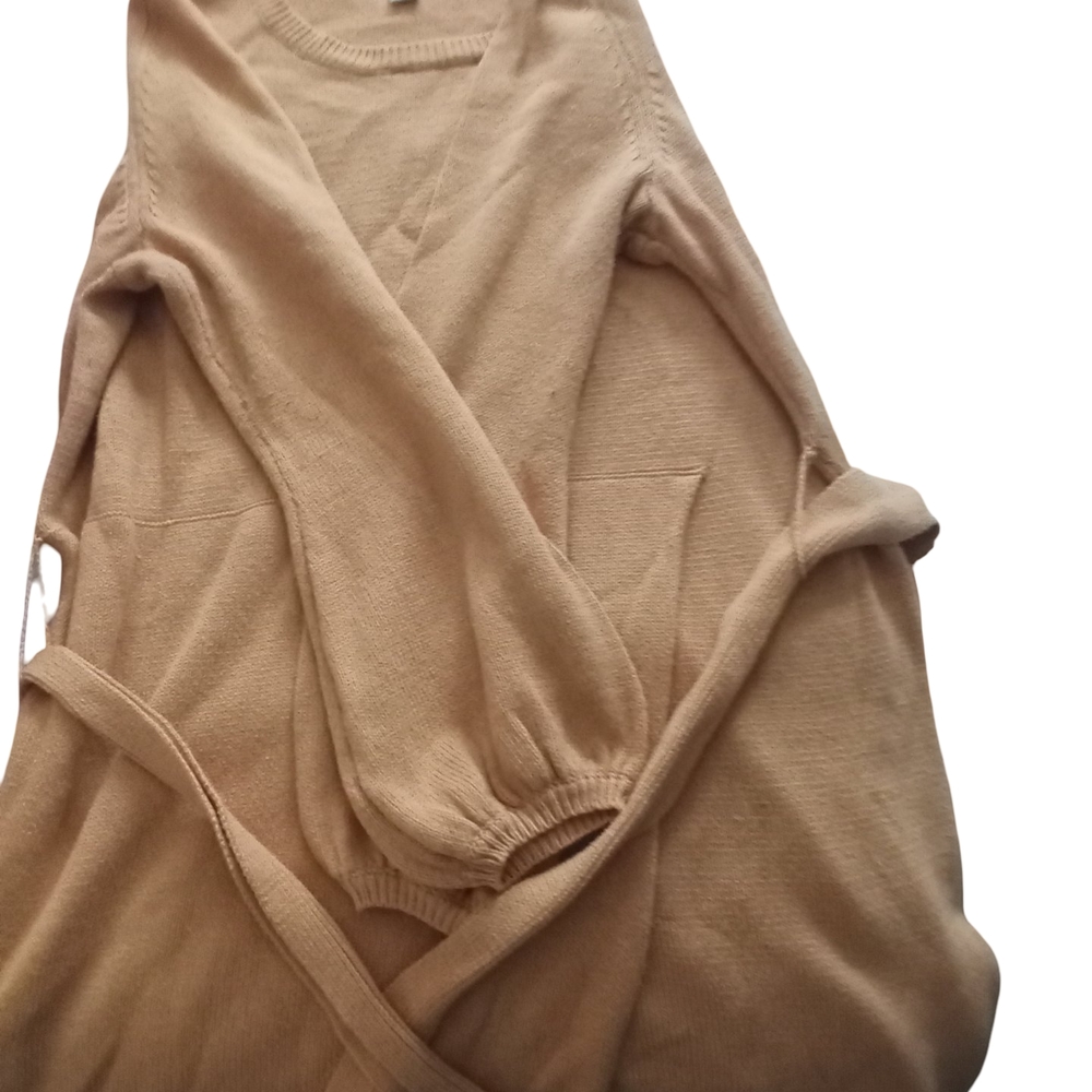 Lane Bryant Crew Neck Sweater in Mustard